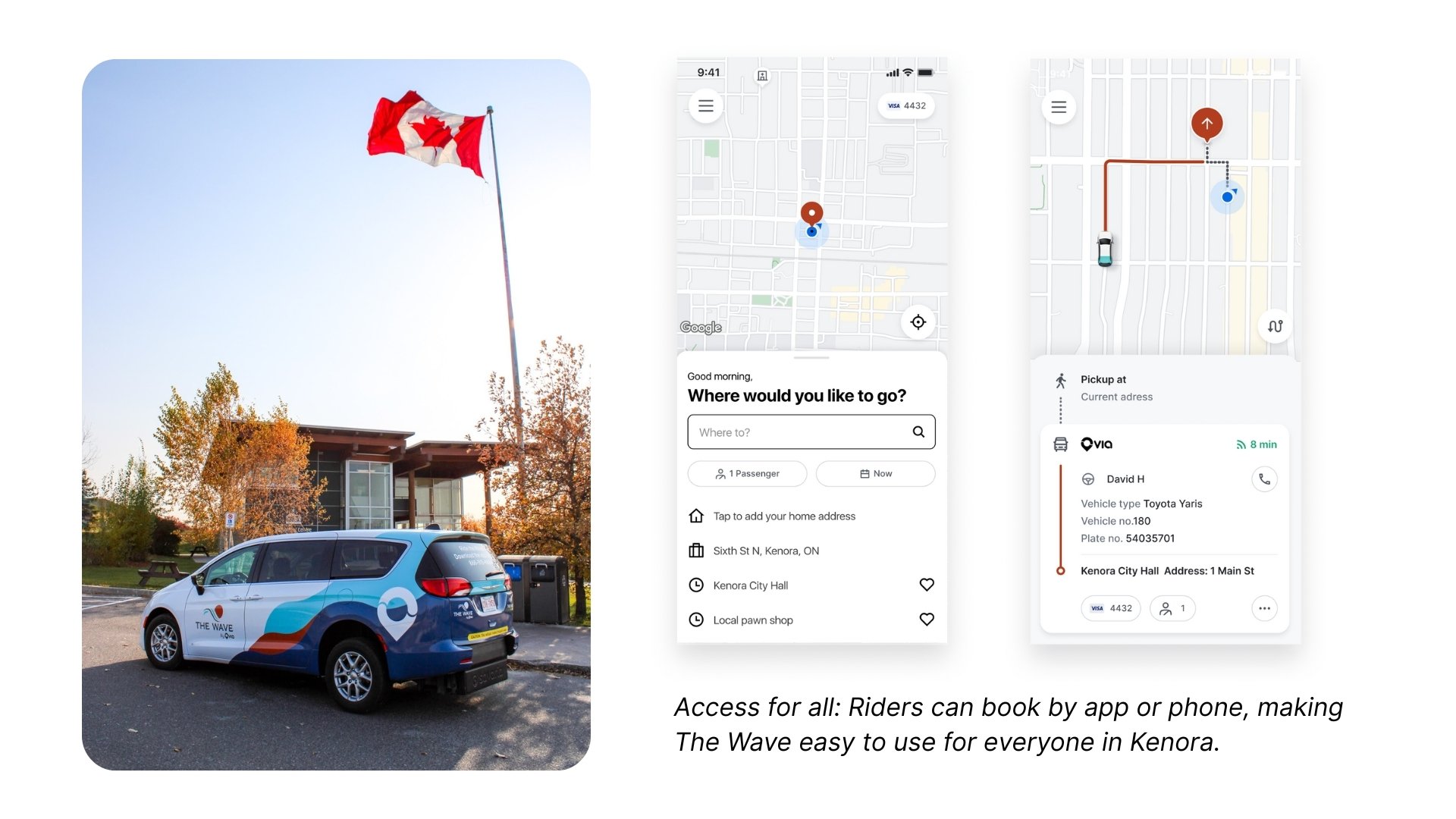 Kenora vehicle and app