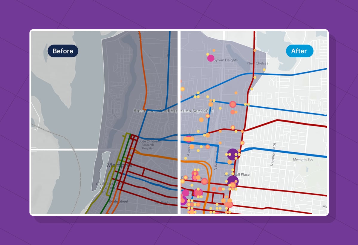 Memphis before and after image