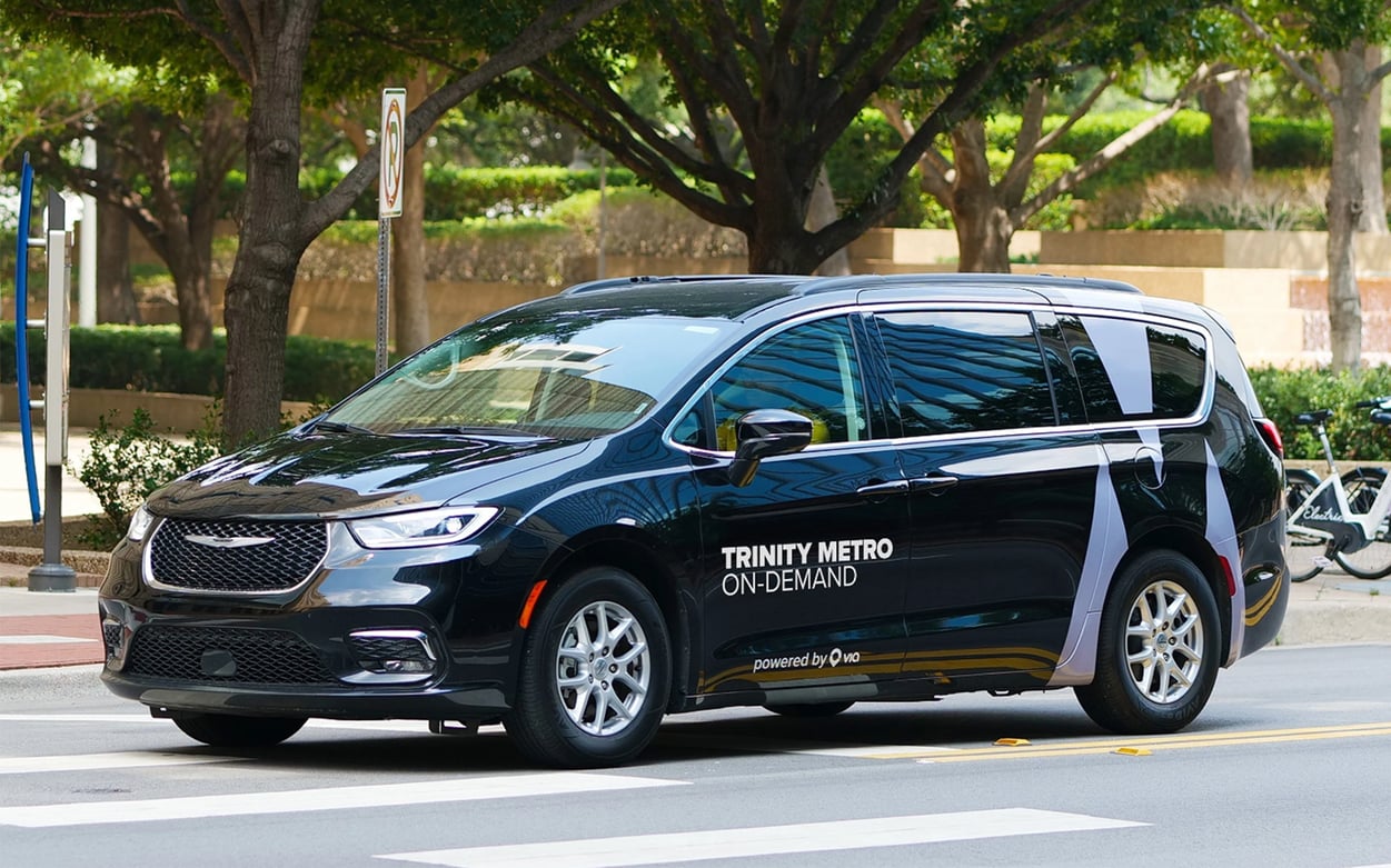 Trinity Metro vehicle zoom in